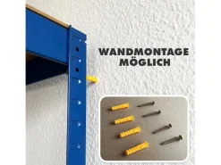 Karat Schwerlastregal Lakota 2er Set Traglast bis 875 kg 200 x 100 x 50 cm