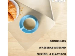 Best Karat Tischfolie Empire mit Abgeschrägter Kante Transparent 65 x 165 cm