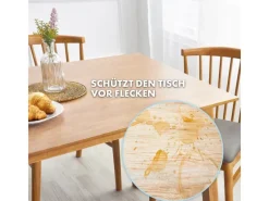 Karat Tischfolie Empire mit Abgeschrägter Kante Transparent 50 x 105 cm