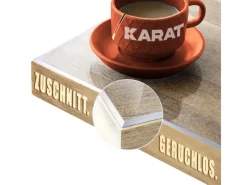 Karat Tischfolie Imperial Transparent Mattiert mit Abgeschrägter Kante 85 x 225 cm