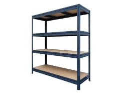 Karat Weitspannregal Schwerlastregal Grau Traglast 1500 kg 177 x 160 x 60 cm