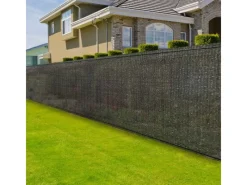 Sale Karat Zaunblende Marius Schattiergewebe 150 g/m² mit Befestigungszubehör 1,2 x 15 m Anthrazit