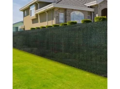 Best Karat Zaunblende Marius Schattiergewebe 150 g/m² mit Befestigungszubehör 1,2 x 30 m Grün