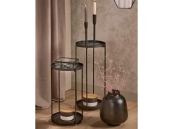 Hot Keramik-Dose mit Deckel Minimalist Zen Ø 12,2 cm Schwarz-Weiß