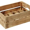 Kesper Holzkiste Kiefer geflammt 15 cm x 30 cm 40 cm 18 l