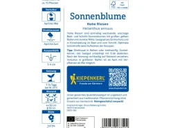 Clearance Kiepenkerl Sonnenblume "Hohe Riesen" Helianthus annuus