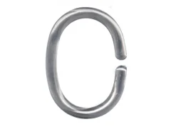 New Kleine Wolke Duschvorhangringe 12 Stück Silber