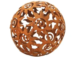 Discount Kobolo Gartenkugel KASUMA Rostoptik 3er Set Durchmesser 15 cm