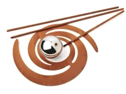 Kobolo Gartenstecker Gartendeko FINJA in Rostoptik 2-er Set