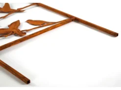 Kobolo Gartenstecker VÖGEL Rankhilfe Metall Naturrost 39x1x139 cm