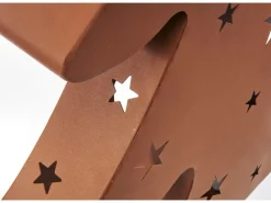 New Kobolo Kerzenhalter Teelichthalter Laterne CHRISTMAS aus Metall Rostoptik XL