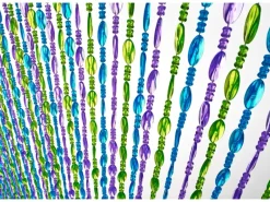 Sale Kobolo Türvorhang Perlenvorhang Dekovorhang RAINBOW 90x200 cm
