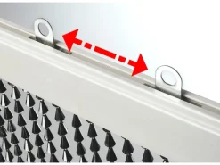 Kobolo Türvorhang Perlenvorhang Dekorationsvorhang NERO 72 Stränge 90x200cm