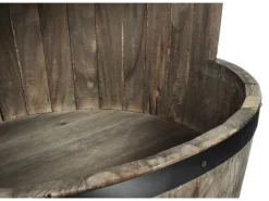 Kobolo Weinregal Bar Spirituosenschrank Anrichte Barregal FASS Braun 48x81 cm