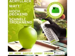 Discount Kobra LP Buntlack Spray 400ml Apfel Matt Grün