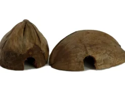 Proflora Kokoshöhle Versteck für Schlangen, Insekten, Spinnen und Nager - 1 x längs/Quer