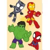 Komar Deko-Sticker Spiderman Group