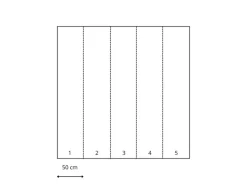 Komar Fototapete Bleu Ciel Blau 250 x 250 cm 611195