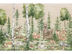 Komar Fototapete Tiere Grün 4 x 2,50 m 612804