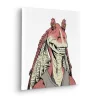 Hot Komar Keilrahmenbild Star Wars Jar Jar Binks Rot