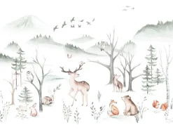 Clearance Komar Vliesfototapete Cozy Woods 400 cm x 280 cm