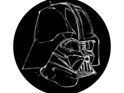 Komar Vliesfototapete Dot Star Wars Ink Vader selbstklebend Ø 125 cm