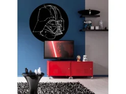 Komar Vliesfototapete Dot Star Wars Ink Vader selbstklebend Ø 125 cm