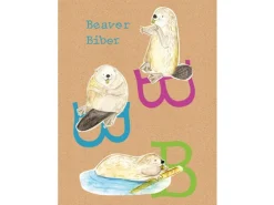 Komar Wandbild ABC Animal B 40 x 50 cm