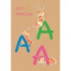 Best Komar Wandbild ABC Animal A 30 x 40 cm