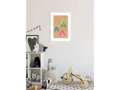 Best Komar Wandbild ABC Animal A 30 x 40 cm