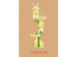 Komar Wandbild ABC Animal I 50 x 70 cm