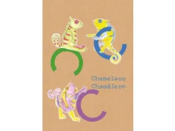 Komar Wandbild ABC Animal C 30 x 40 cm