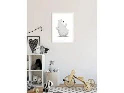 Best Komar Wandbild Cute Animal Polar Bear 30 x 40 cm