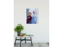 Outlet Komar Wandbild Frozen Sisters Wood 50 x 70 cm
