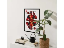 New Komar Wandbild Marvel Deadpool Jack of All Trades 30 cm x 40 cm Rot