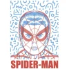 Komar Wandbild Marvel Spider-Man Face 50 cm x 70 cm Blau