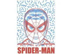 Komar Wandbild Marvel Spider-Man Face 50 cm x 70 cm Blau
