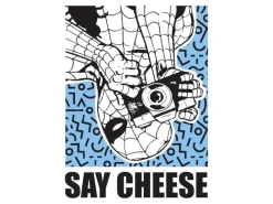 Komar Wandbild Marvel Spider-Man Say Cheese Blue 50 cm x 70 cm