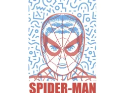 Komar Wandbild Marvel Spider-Man Face 30 cm x 40 cm Blau