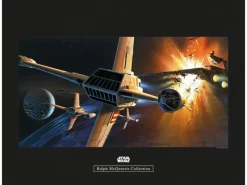 Komar Wandbild Star Wars Orbit War 50 x 40 cm