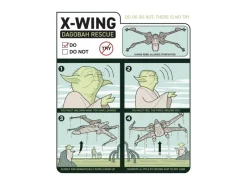 Best Komar Wandbild Star Wars X-Wing Instructions 50 cm x 70 cm Blau