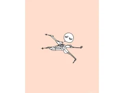 Komar Wandbild Star Wars Pew Pew 30 x 40 cm gerollt