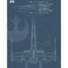 Komar Wandbild Star Wars X-Wing 30 x 40 cm