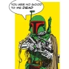 Best Komar Wandbild Star Wars Boba Fett 50 x 70 cm