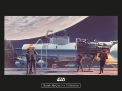 Komar Wandbild Star Wars Hangar 40 x 30 cm