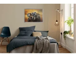 Outlet Komar Wandbild Star Wars The Mandalorian Line Up 30 cm x 40 cm Gelb