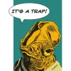 Clearance Komar Wandbild Star Wars Ackbar 50 x 70 cm