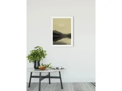 Komar Wandbild Word Lake Sand 50 x 70 cm