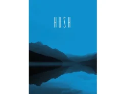 Komar Wandbild Word Lake Blue 50 x 70 cm