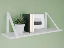 New Konsole Triangel 27,2 cm x 27,2 cm Weiß Matt